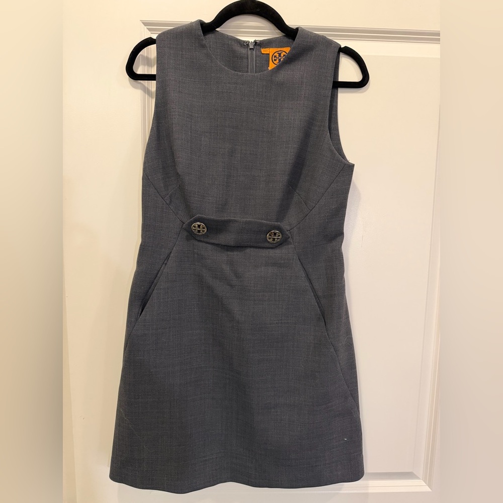 Tory Burch Black Dress with Orange Label - very gently worn!